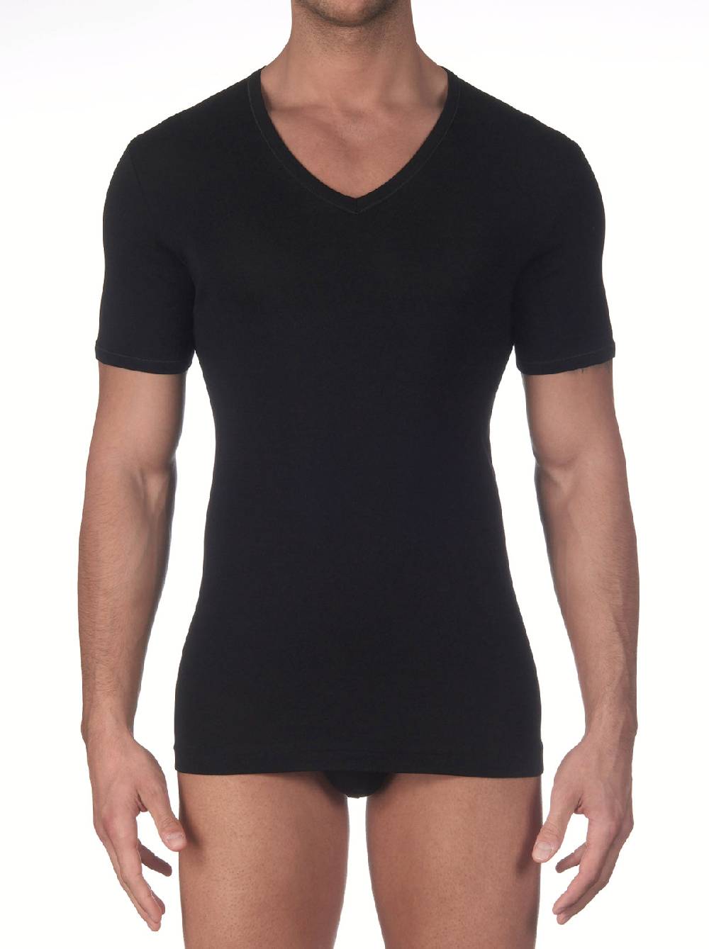 Oscalito T-shirt in cotone con scollo a V 742 Italia