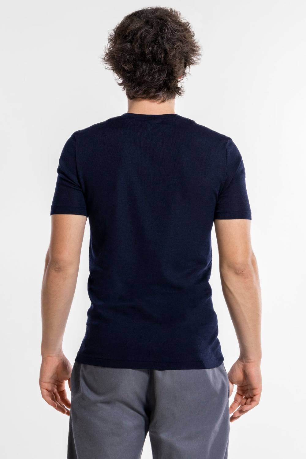 Oscalito T-Shirt Girocollo in Lana e Seta 624 Promozione