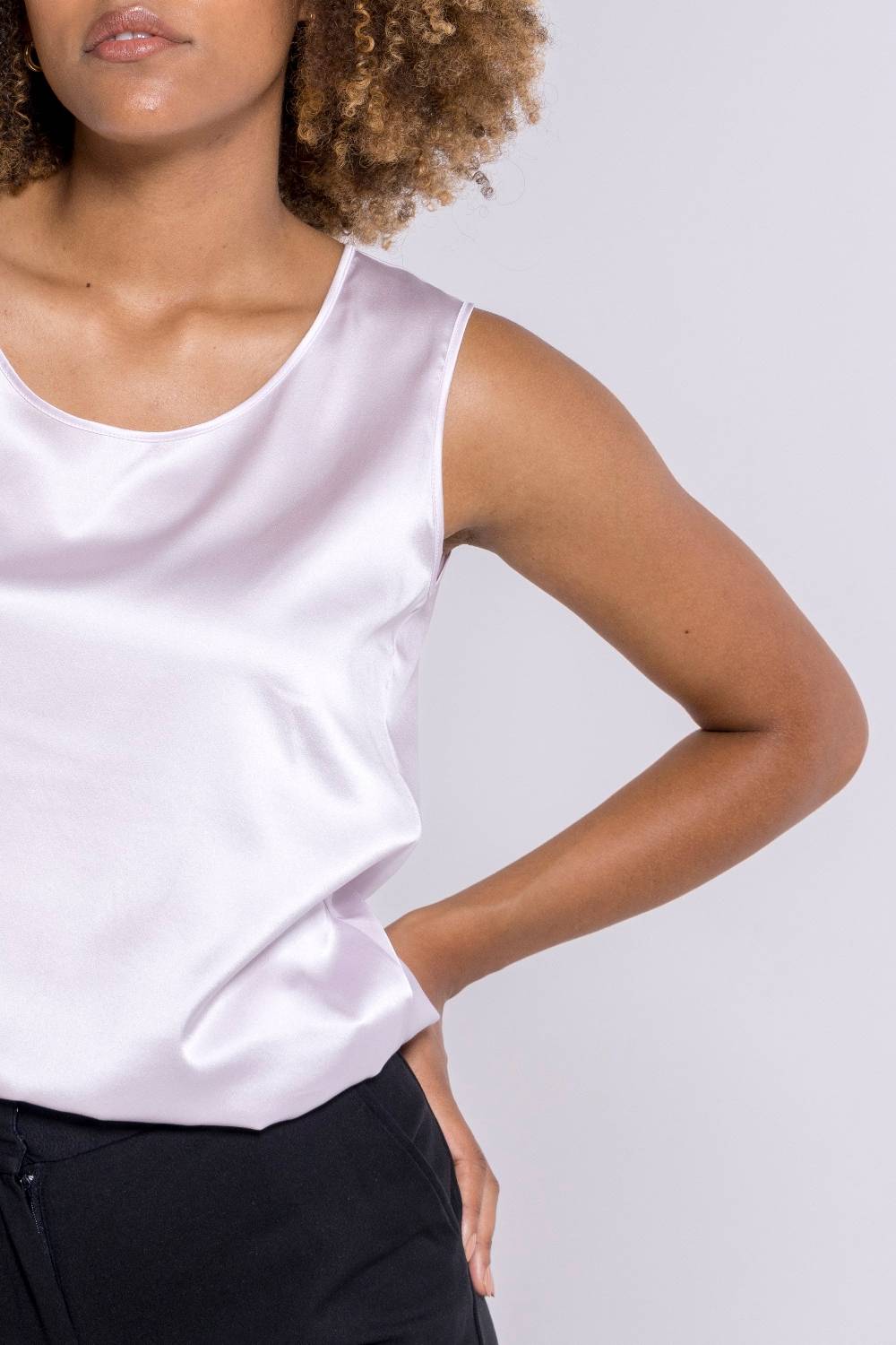 Oscalito Top donna in seta elasticizzata 10306 Super Saving Price