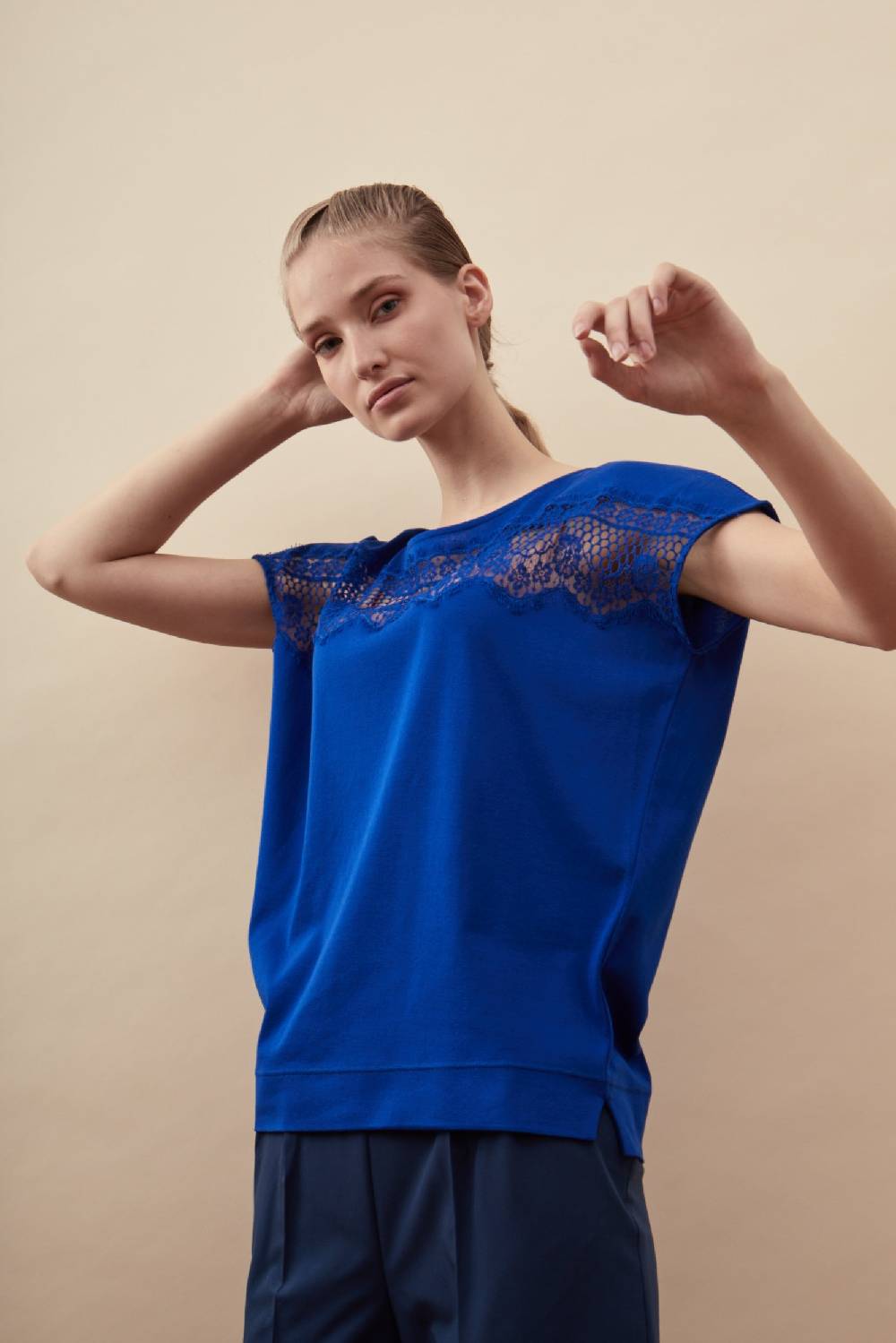 Oscalito T-shirt Donna 100% Cotone 4864 Sostegno trimestrale