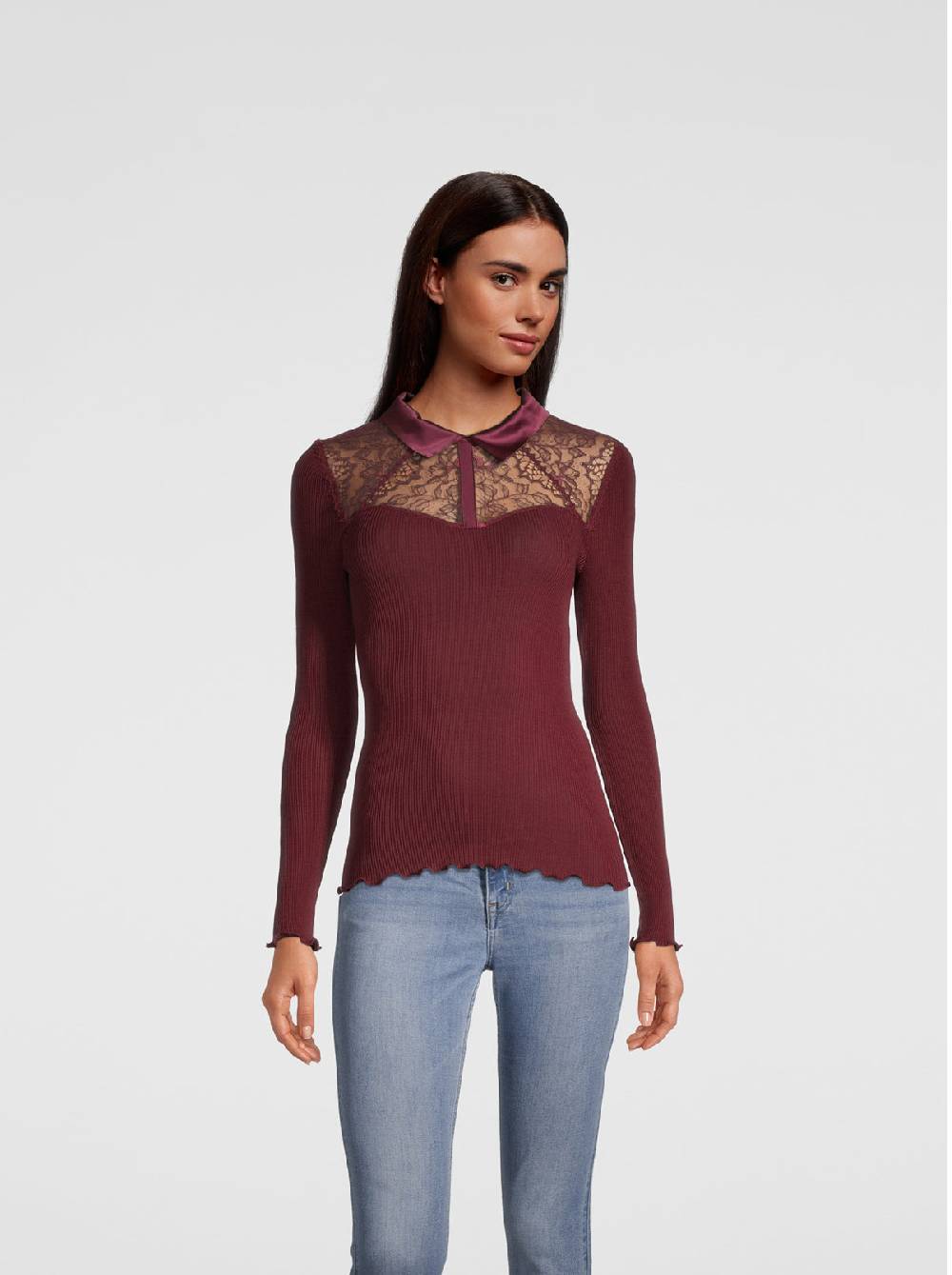 Oscalito Camicia maniche lunghe con pizzo Leavers 6466 Novità
