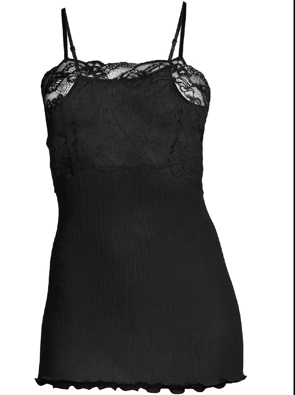 Oscalito Canotta in Pura Seta con Pizzo Leavers 9460 Moda
