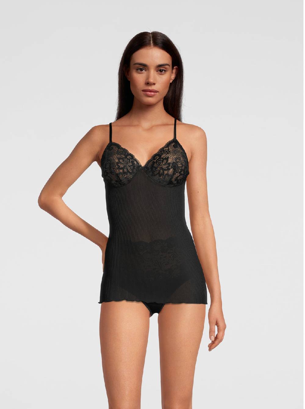 Oscalito Canotta in Pura Seta con Reggiseno 9462 Sconto di tempo limitato