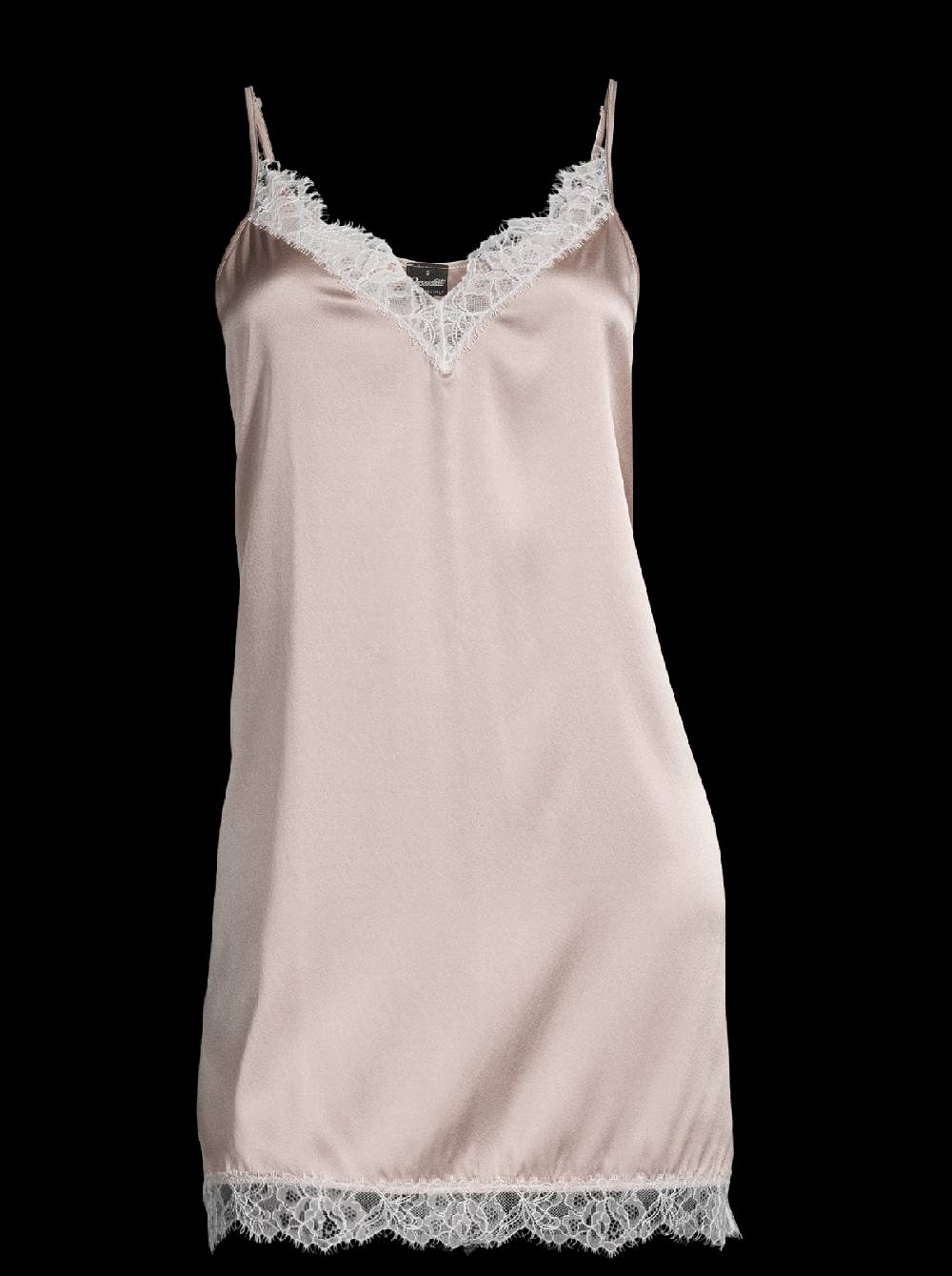 Oscalito Babydoll in seta elasticizzata con pizzo chantilly 10336 Comprare a buon mercato