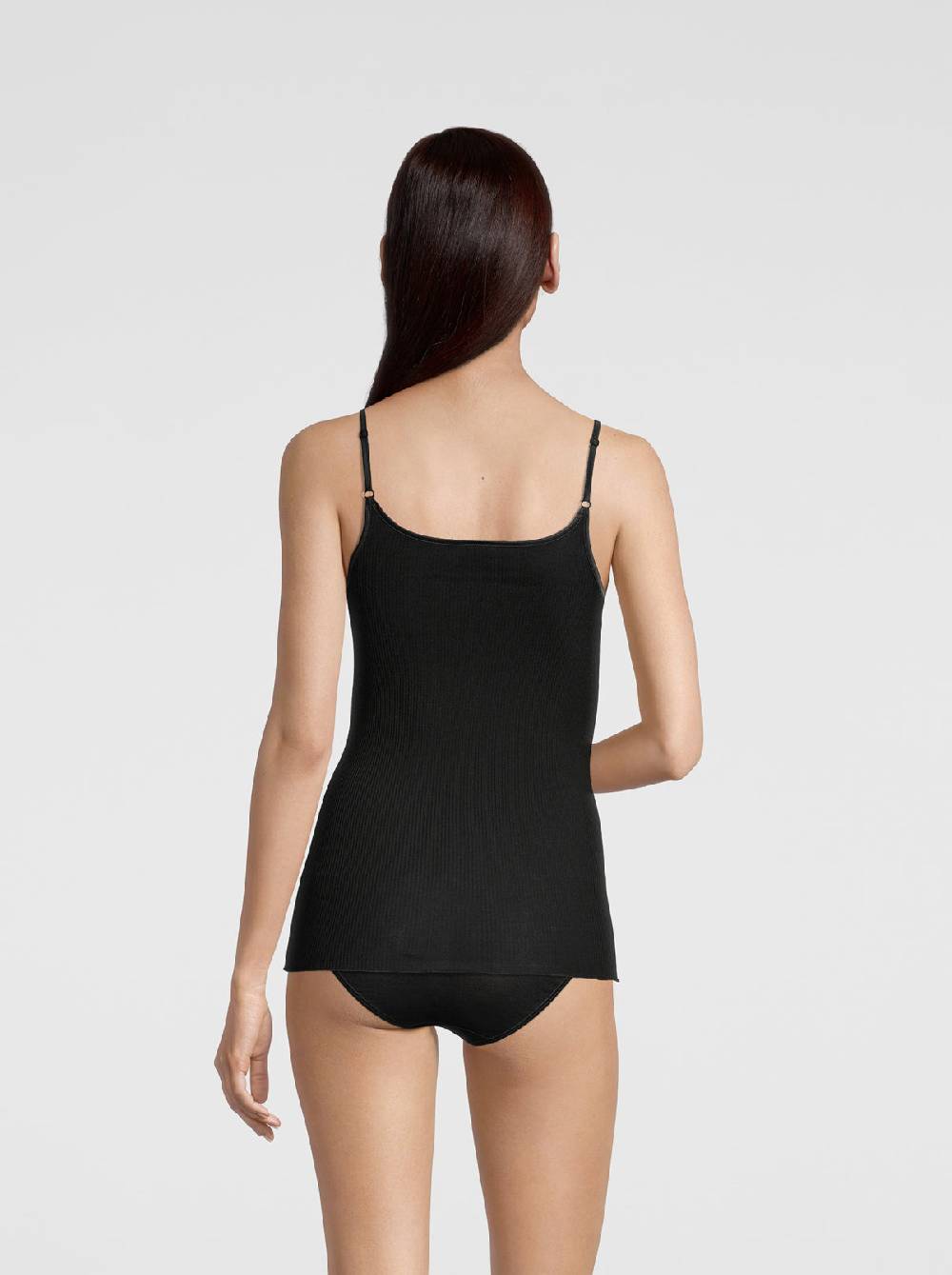 Oscalito Filoscozia Top Scollo V con Bordi in Raso 16130 Black Friday