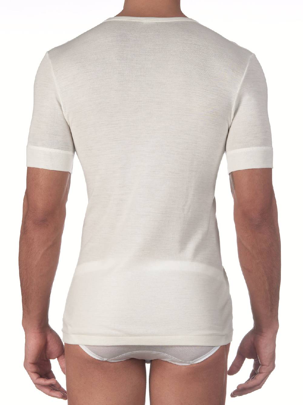 Oscalito T-shirt girocollo in lana merino 637 Smaltimento dello stoccaggio