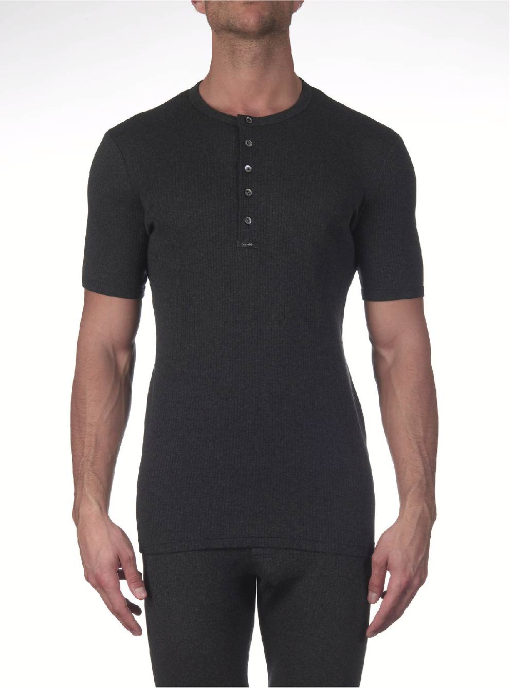 Oscalito T-shirt Apertura Bottone in Termotex® 5558 Liquidazione