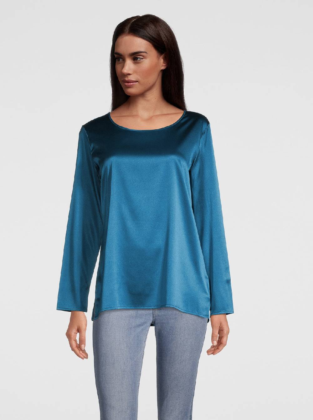 Oscalito Camicia maniche lunghe in Seta Stretch 10309 Prezzo basso