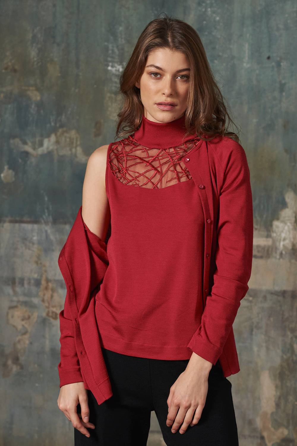 Oscalito Top Donna 70% Lana, 30% Seta 5846 50% di sconto per tempo limitato