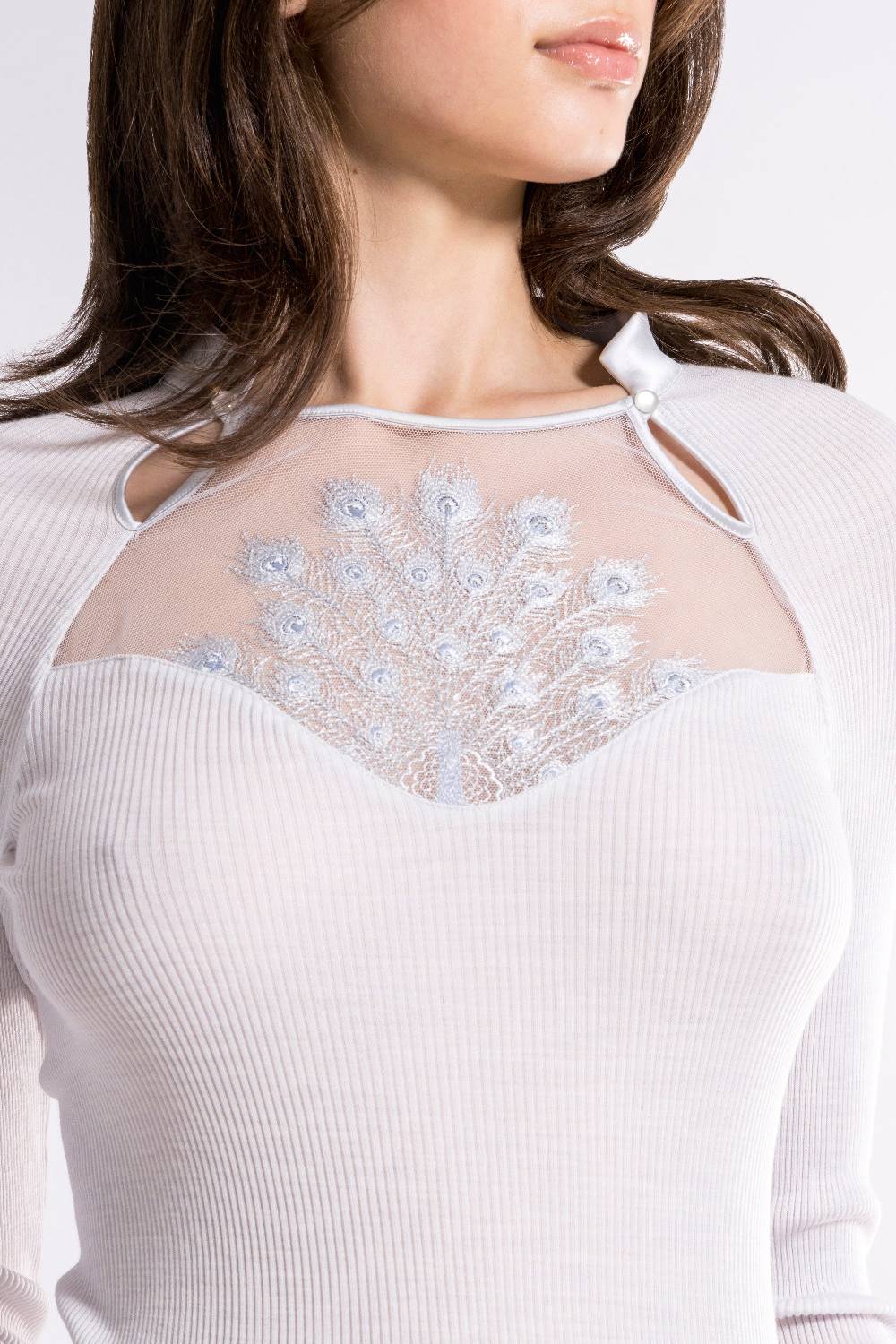 Oscalito Maglia a maniche lunghe Donna70% Lana , 30% Seta 6871 Italia