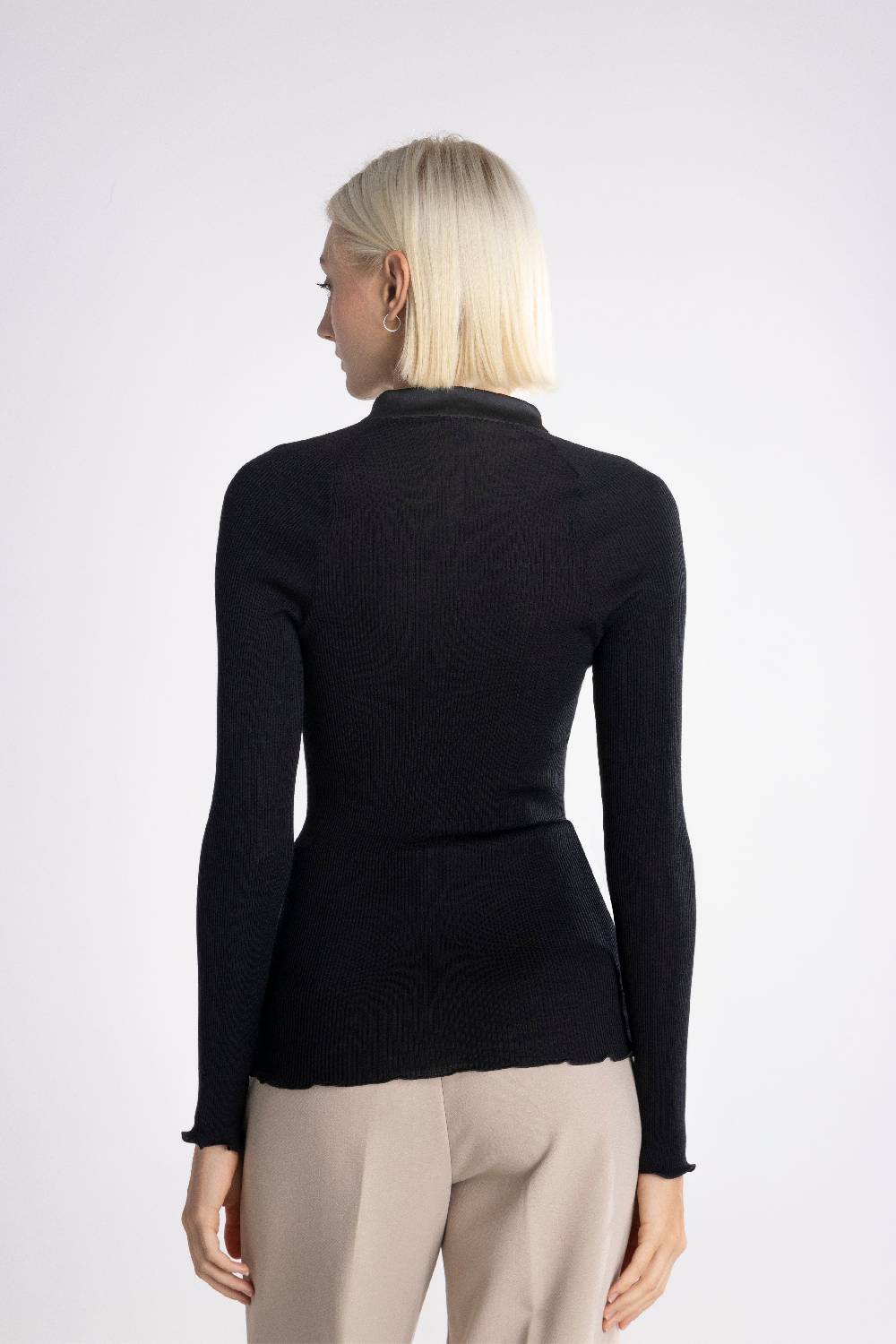 Oscalito Maglia a maniche lunghe Donna70% Lana , 30% Seta 6871 Italia