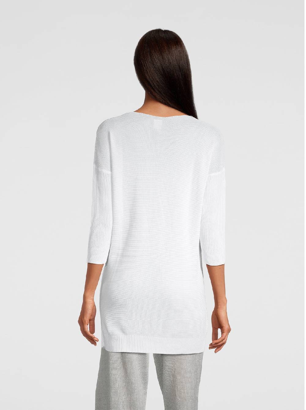Oscalito Maglia maxi manica lunga in maglia tricot 6598 Acquista Ora