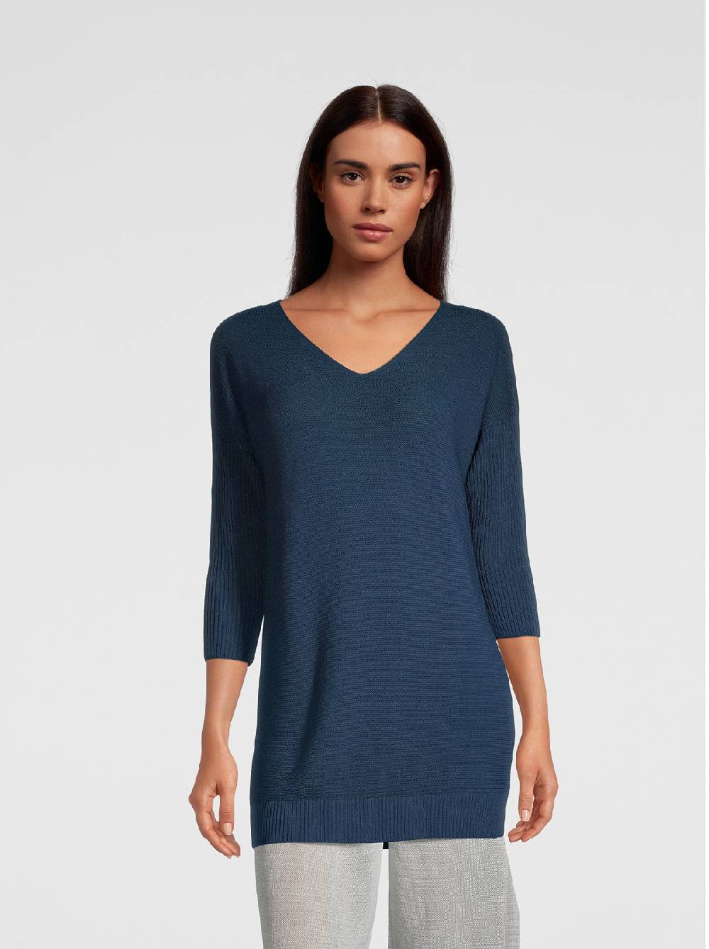 Oscalito Maglia maxi manica lunga in maglia tricot 6598 Acquista Ora