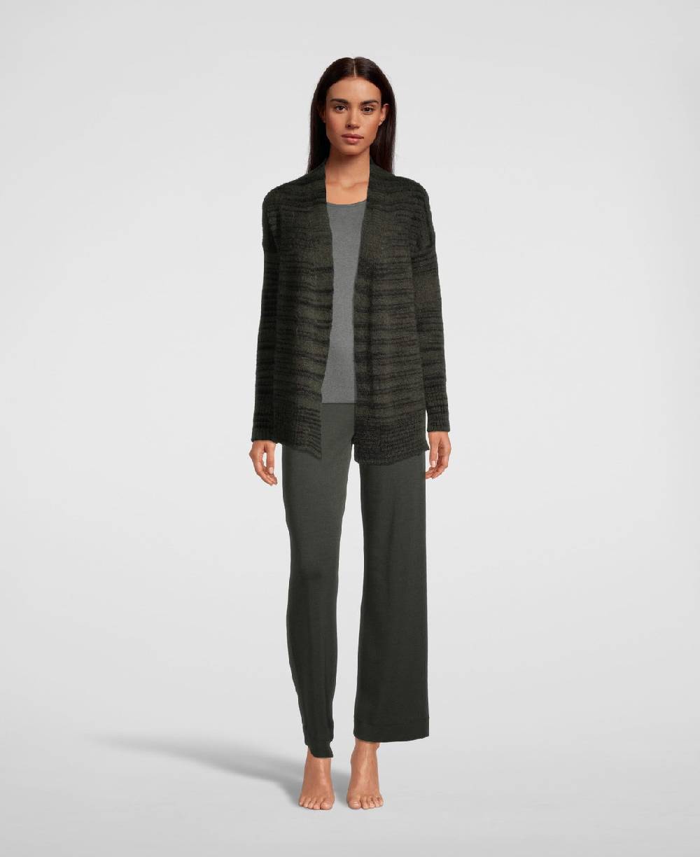 Oscalito Cardigan donna maniche lunghe aperto davanti 6712 Ritorno libero