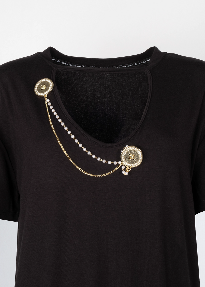 Paola T. Maglia in jersey di viscosa Offerta San Valentino