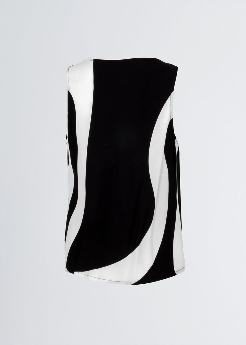 Paola T. Blusa stampa wave Offerta migliore
