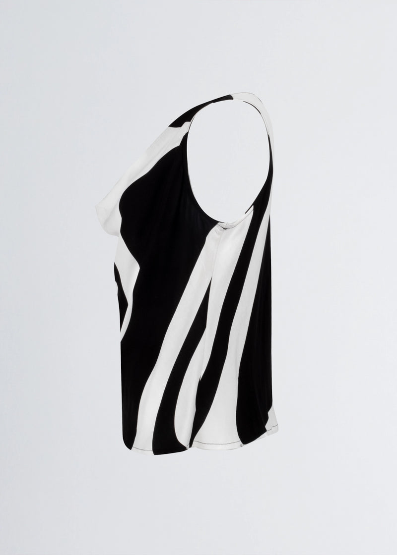 Paola T. Blusa stampa wave Offerta migliore