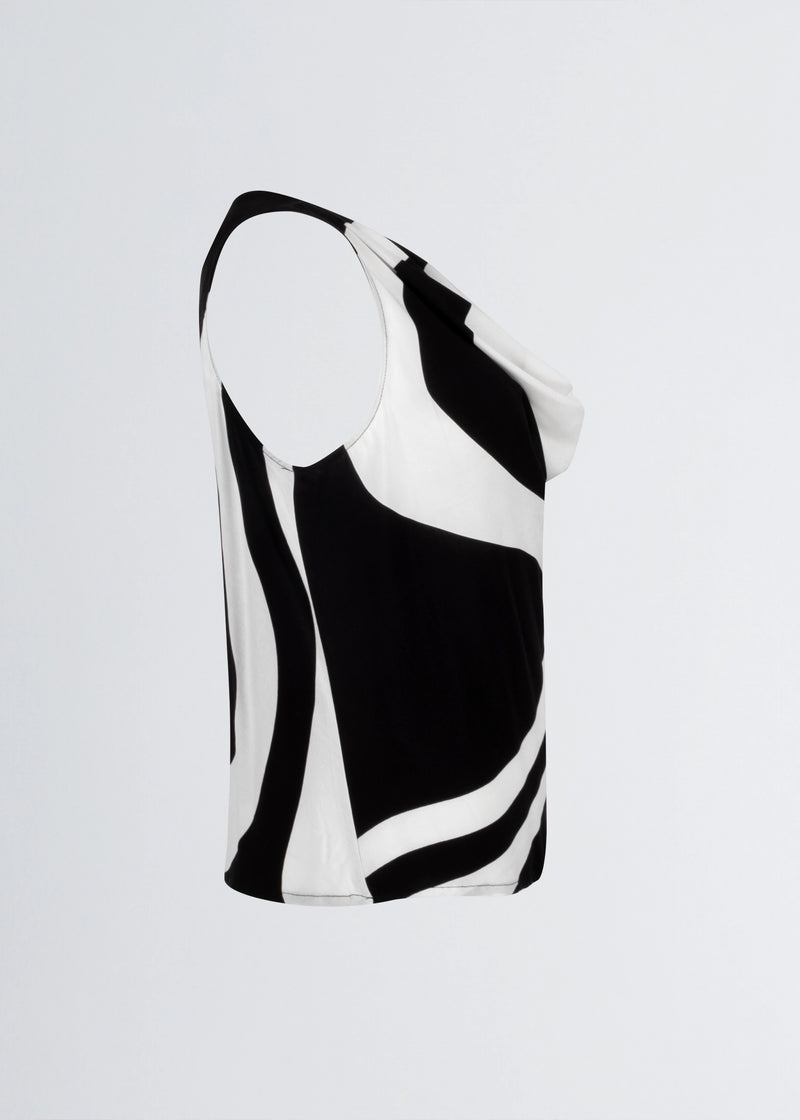 Paola T. Blusa stampa wave Offerta migliore