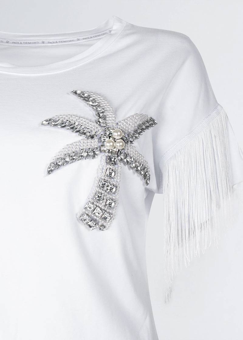 Paola T. T-shirt in cotone stretch Online Outlet