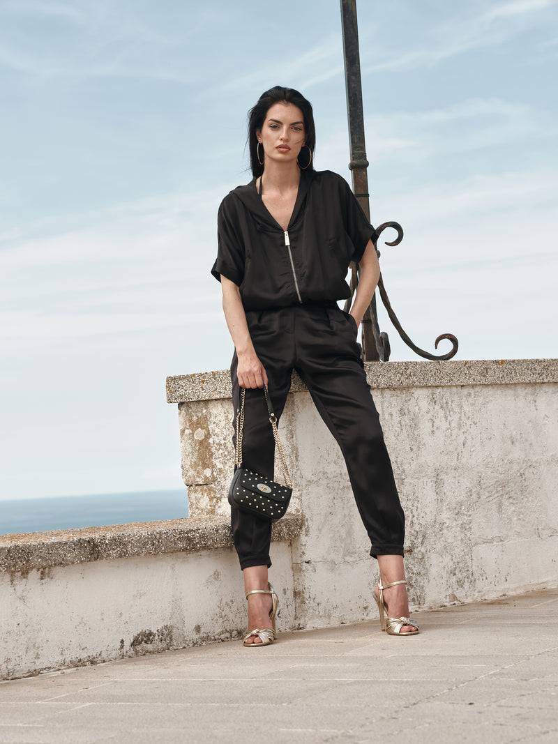Paola T. Bomber in raso di viscosa Nuovi prodotti