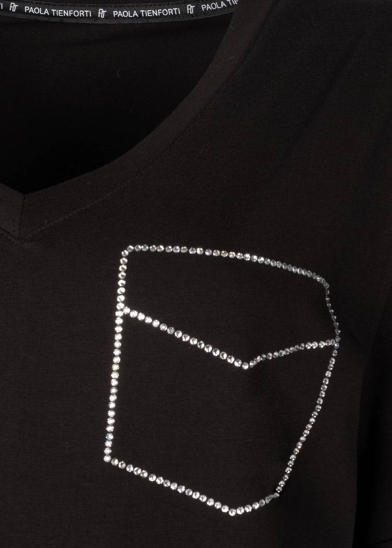 Paola T. T-Shirt in cotone stretch Liquidazione