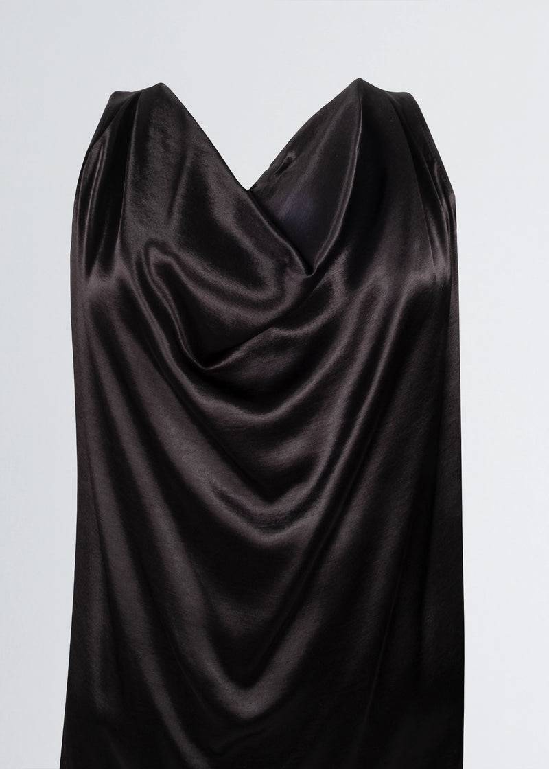 Paola T. Abito in raso di viscosa Latest stili
