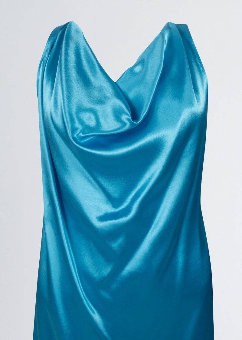 Paola T. Abito in raso di viscosa Fino al 50% di sconto