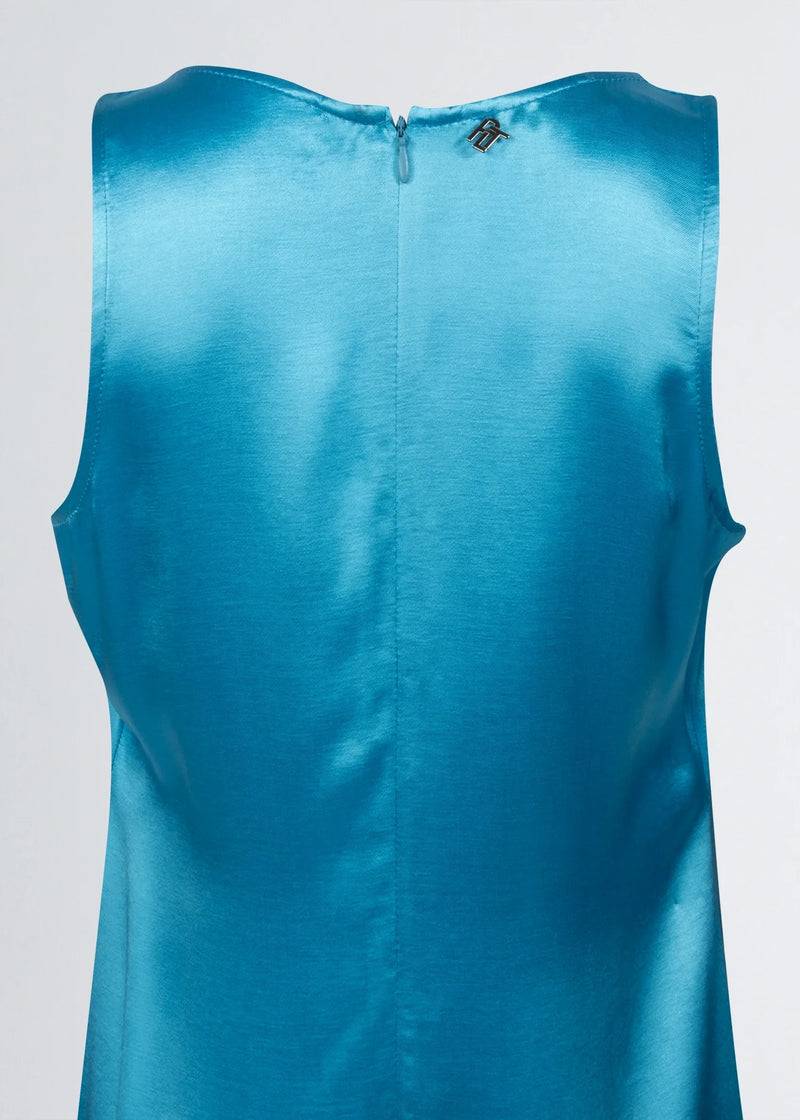 Paola T. Abito in raso di viscosa Fino al 50% di sconto