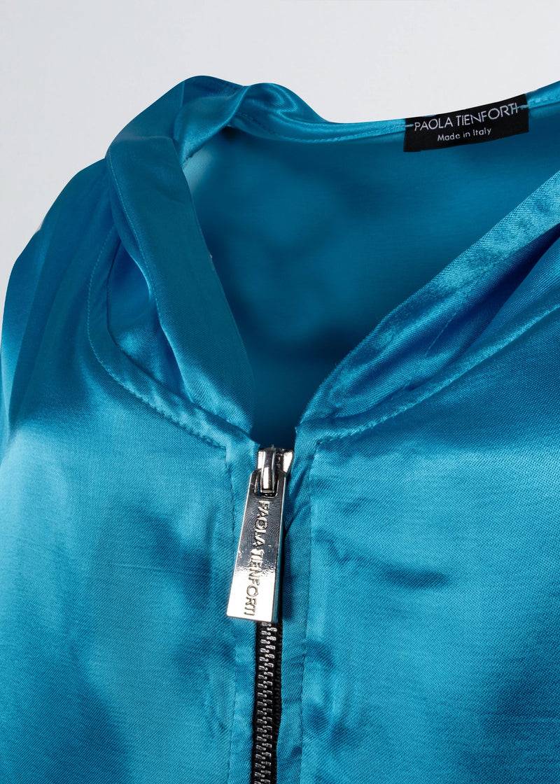 Paola T. Bomber in raso di viscosa Fino al 65% di sconto