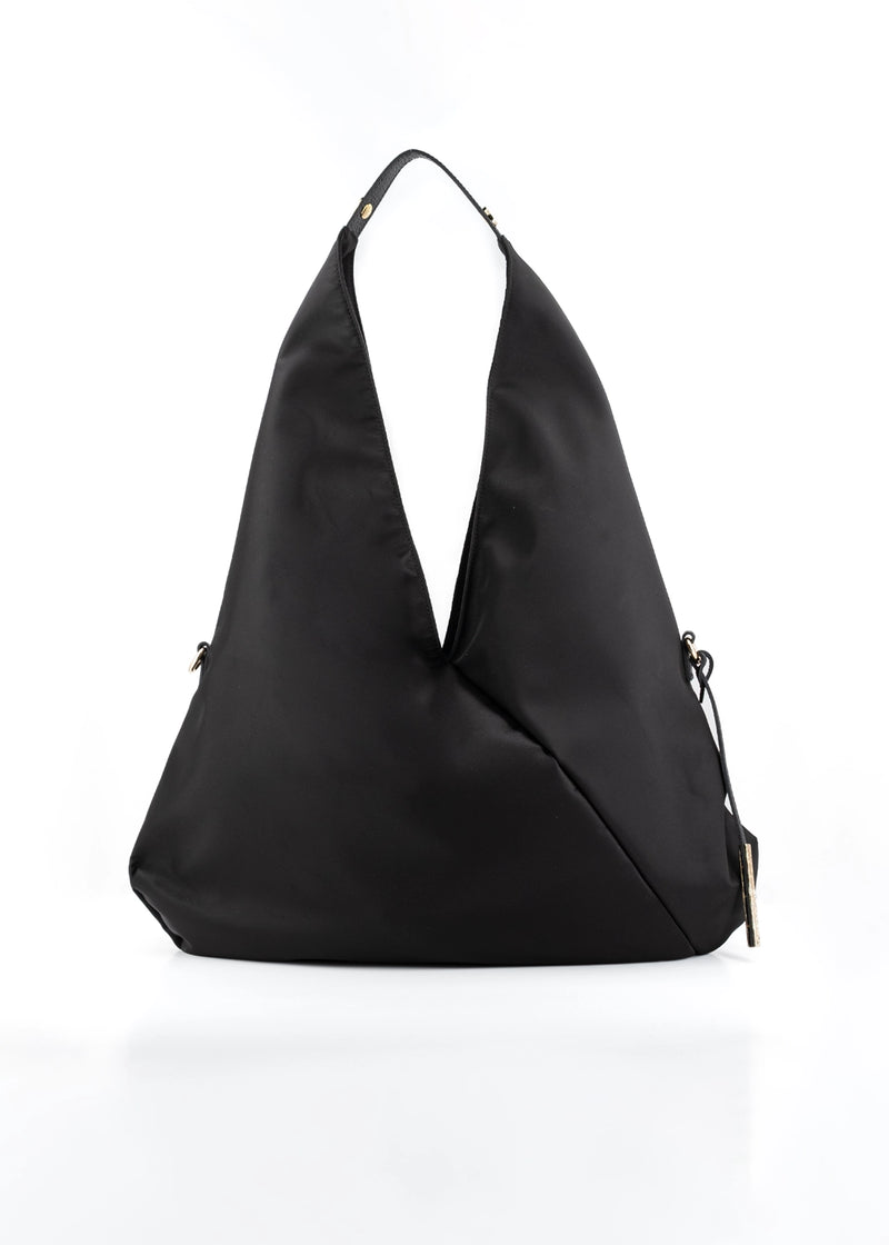 Paola T. Sacca hobo in nylon con dettagli oro I Più Venduti