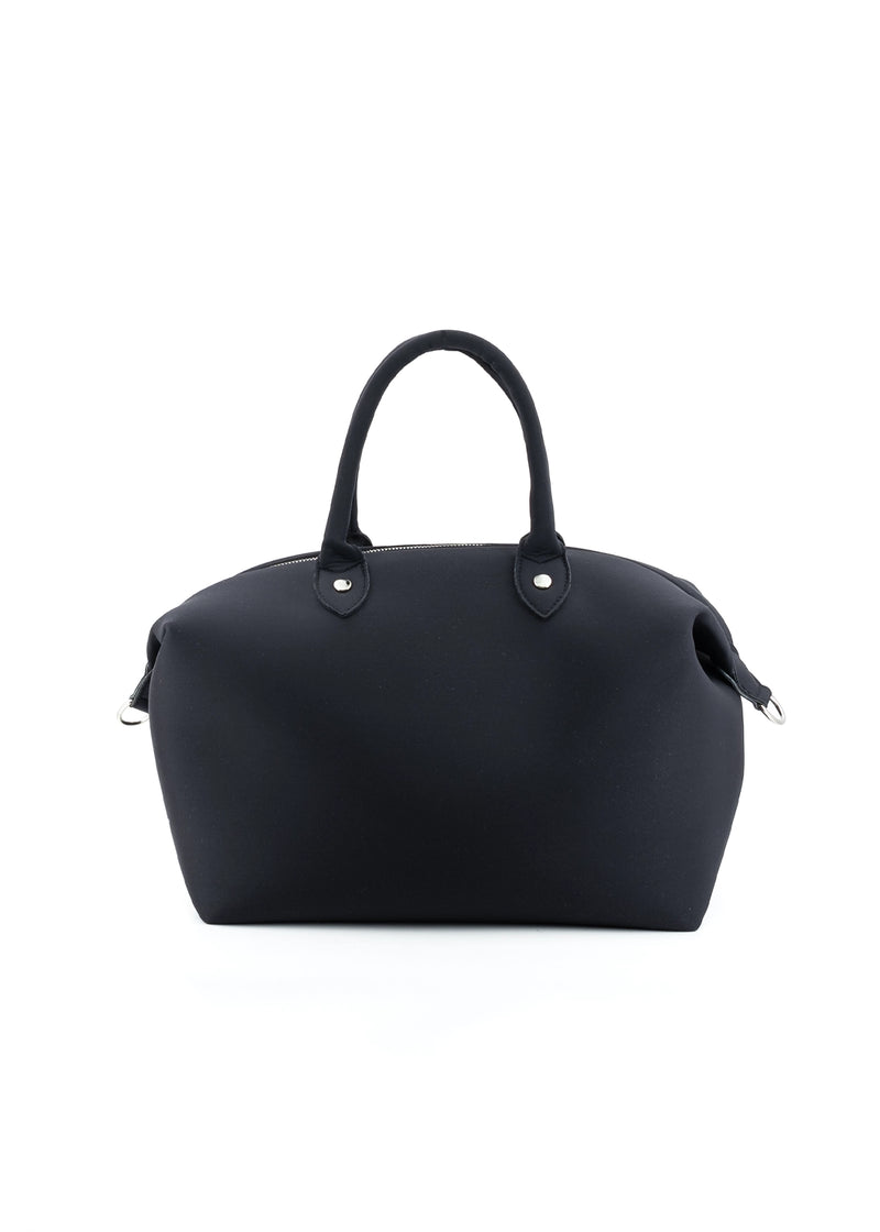 Paola T. Bauletto medium in neoprene con dettagli argento Offerta per la Festa della Mamma
