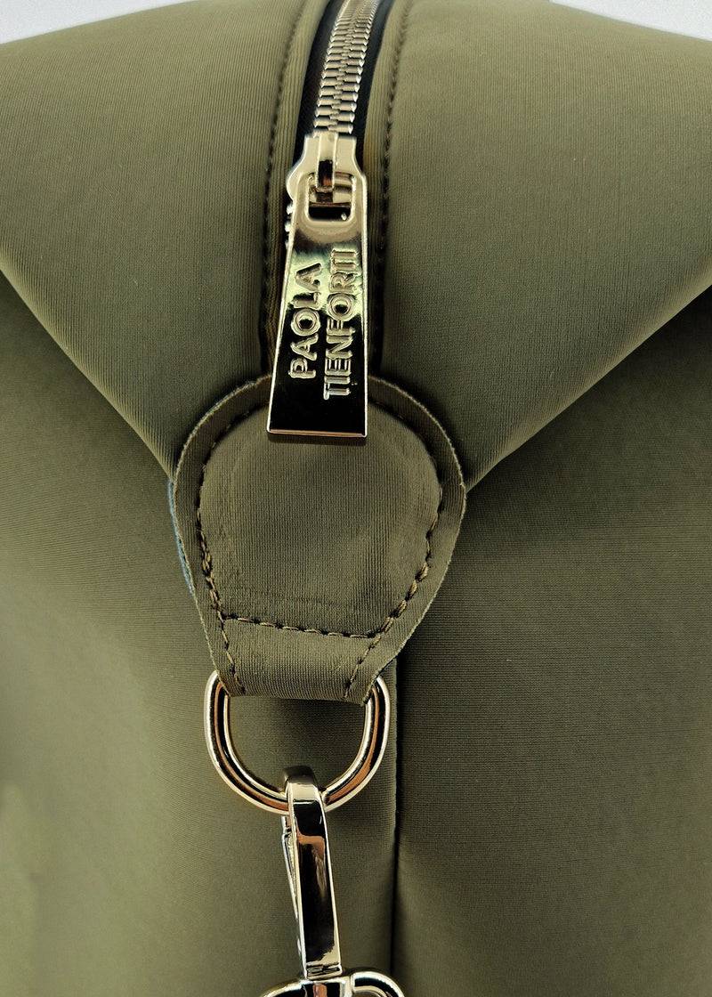 Paola T. Bauletto large in neoprene con dettagli oro Offerta Giorno del Papà