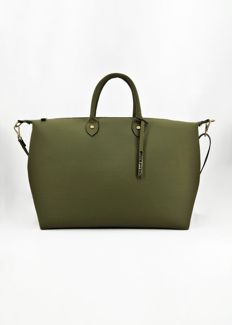 Paola T. Bauletto large in neoprene con dettagli oro Offerta Giorno del Papà