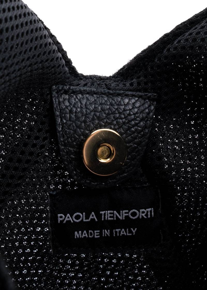 Paola T. Sacca hobo in traforato con dettagli oro Offerta migliore