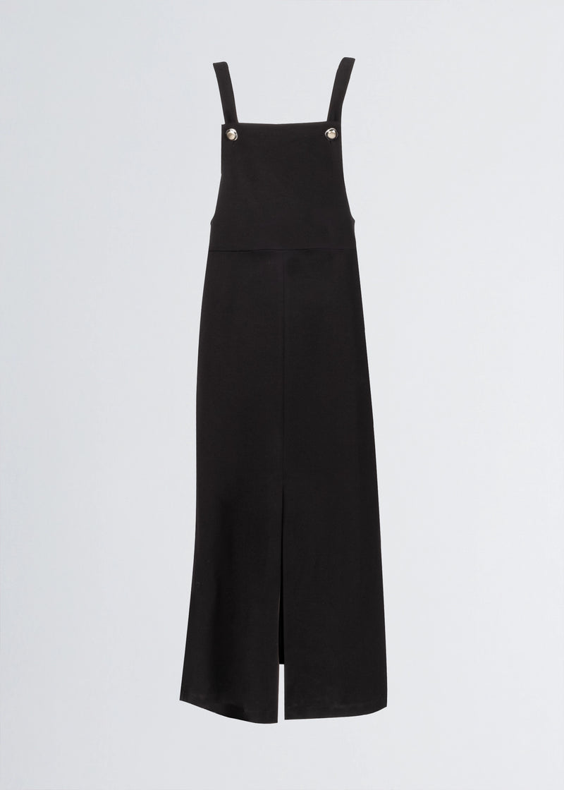 Paola T. Salopette gonna in cotone stretch Fino al 55% di sconto