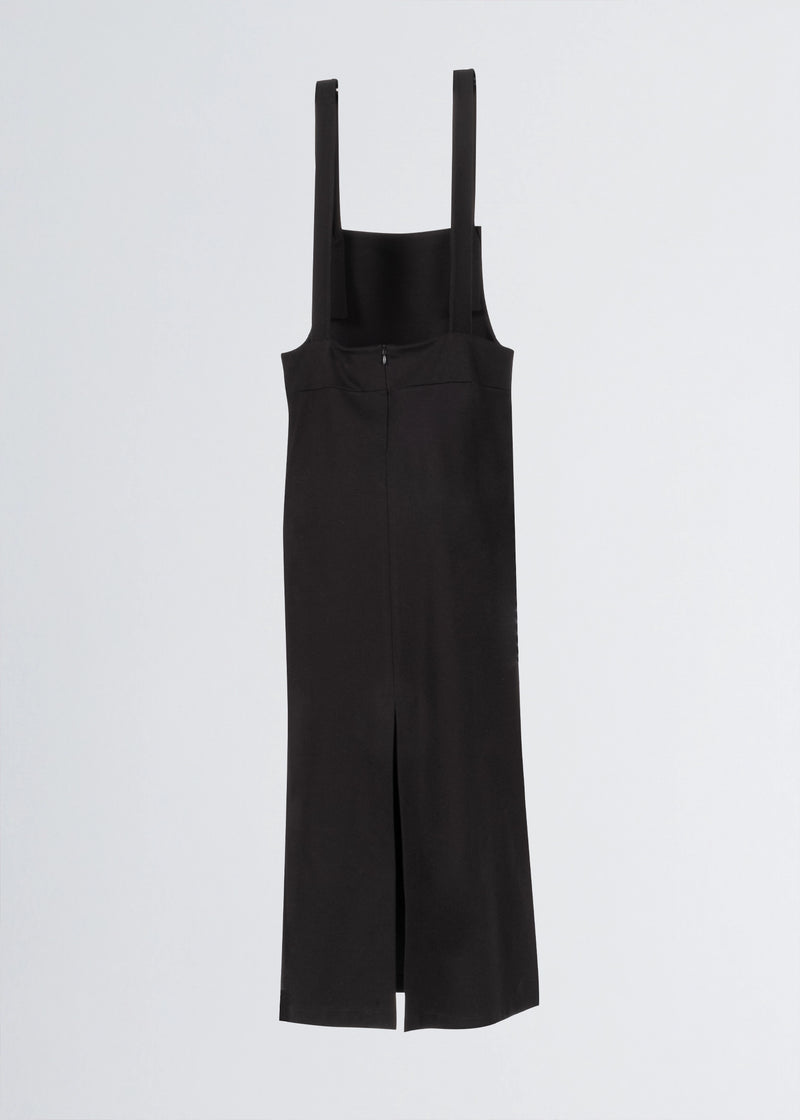 Paola T. Salopette gonna in cotone stretch Fino al 55% di sconto