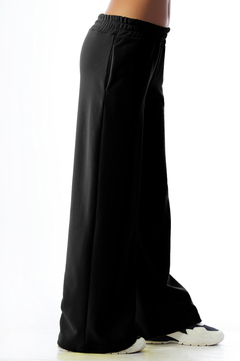 Paola T. Pantalone palazzo in cotone stretch Enormi sconti