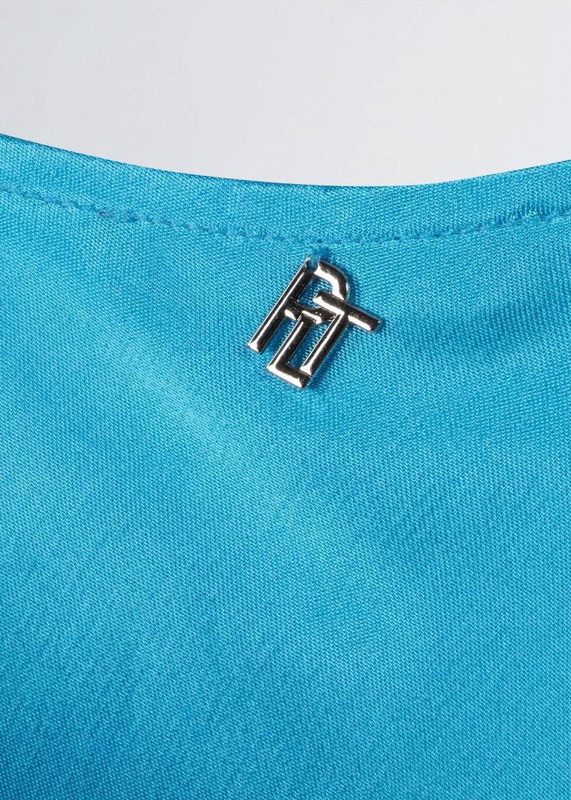 Paola T. Blusa scollatura morbida in raso Fino Al -60%