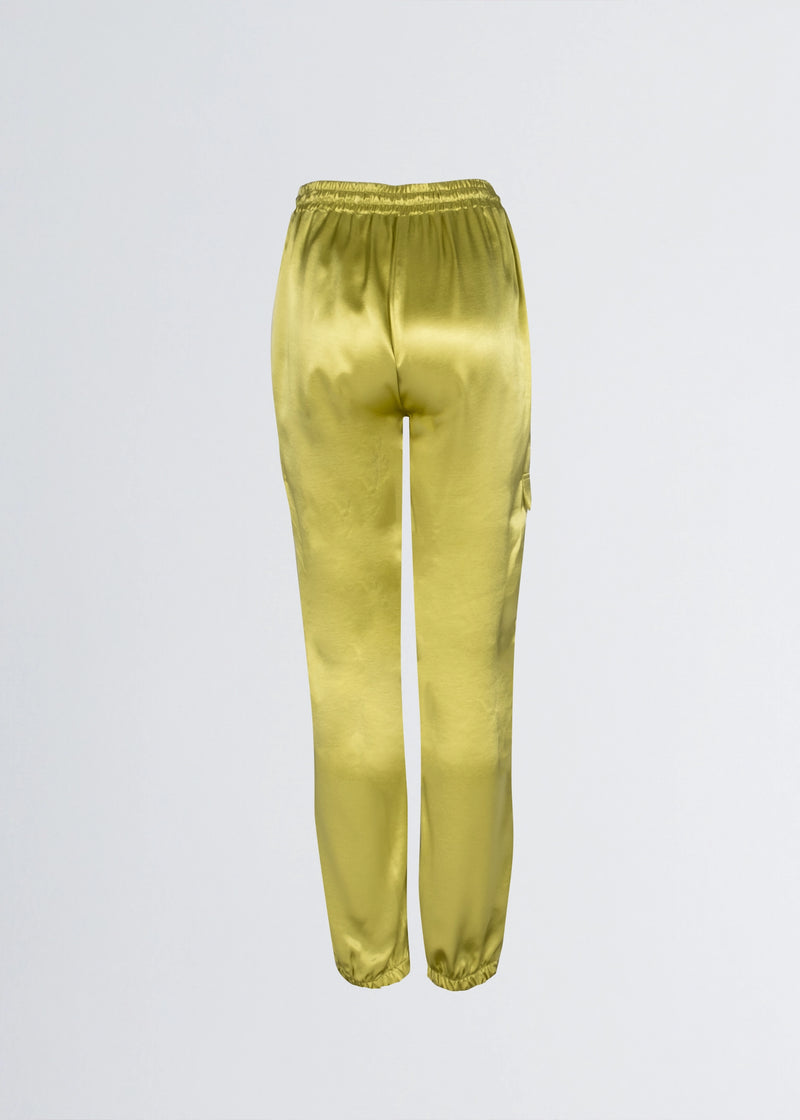 Paola T. Pantalone cargo in raso di viscosa Hotsell