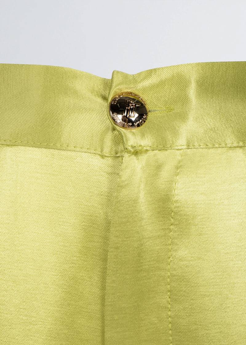 Paola T. Pantalone palazzo in raso di viscosa Vendita Calda
