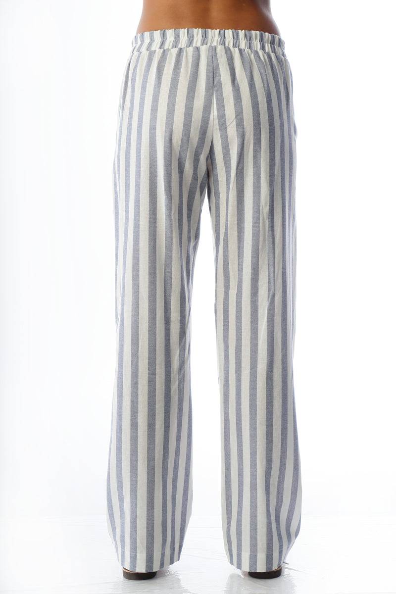 Paola T. Pantalone palazzo in puro cotone Negozio online di fabbrica