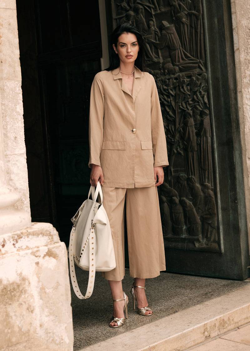 Paola T. Pantagonna in lino e viscosa Offerta San Valentino