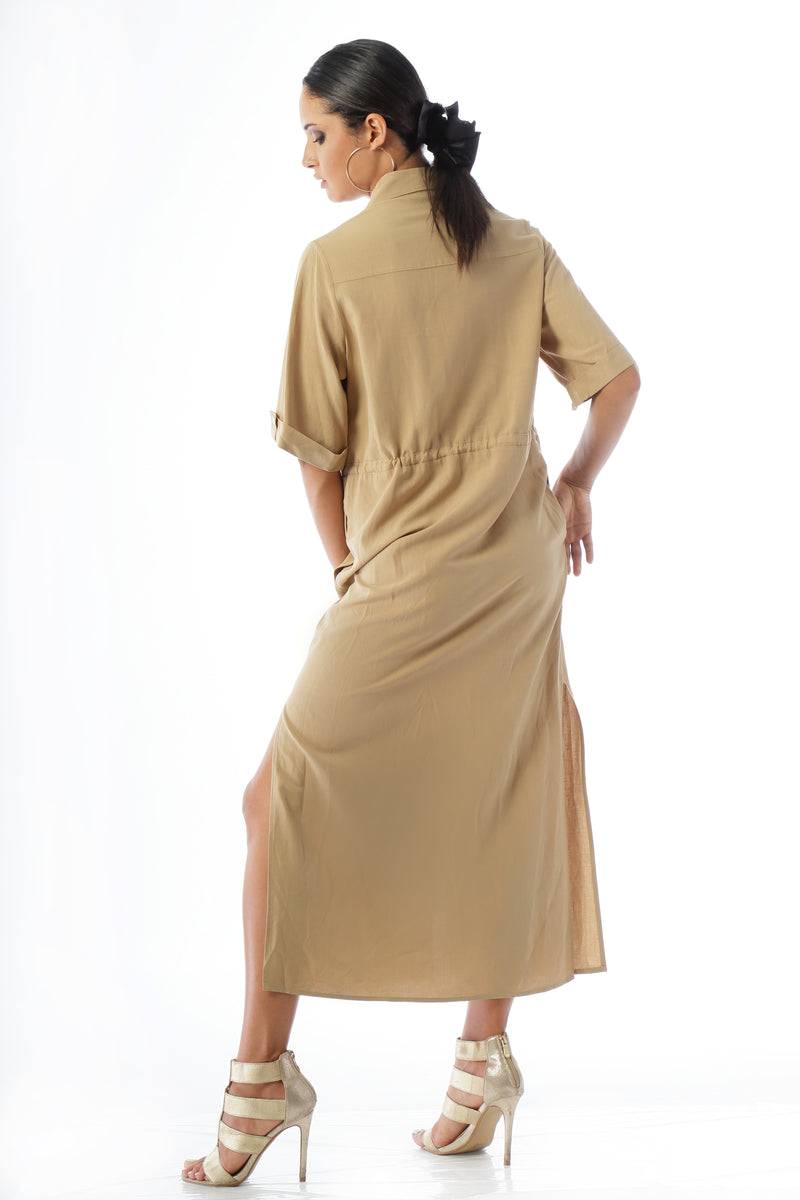Paola T. Abito chemisier con coulisse Nuovi prodotti