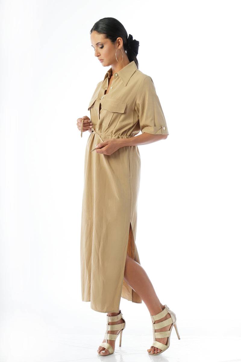 Paola T. Abito chemisier con coulisse Nuovi prodotti