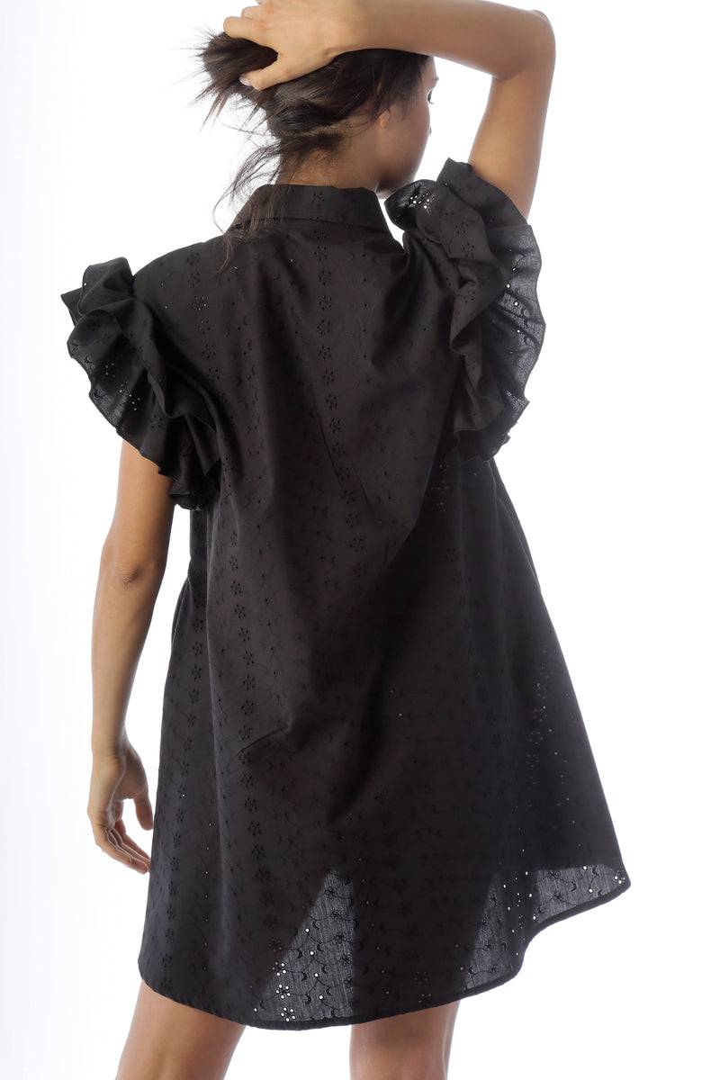 Paola T. Abito camicia in pizzo sangallo Fino al 65% di sconto