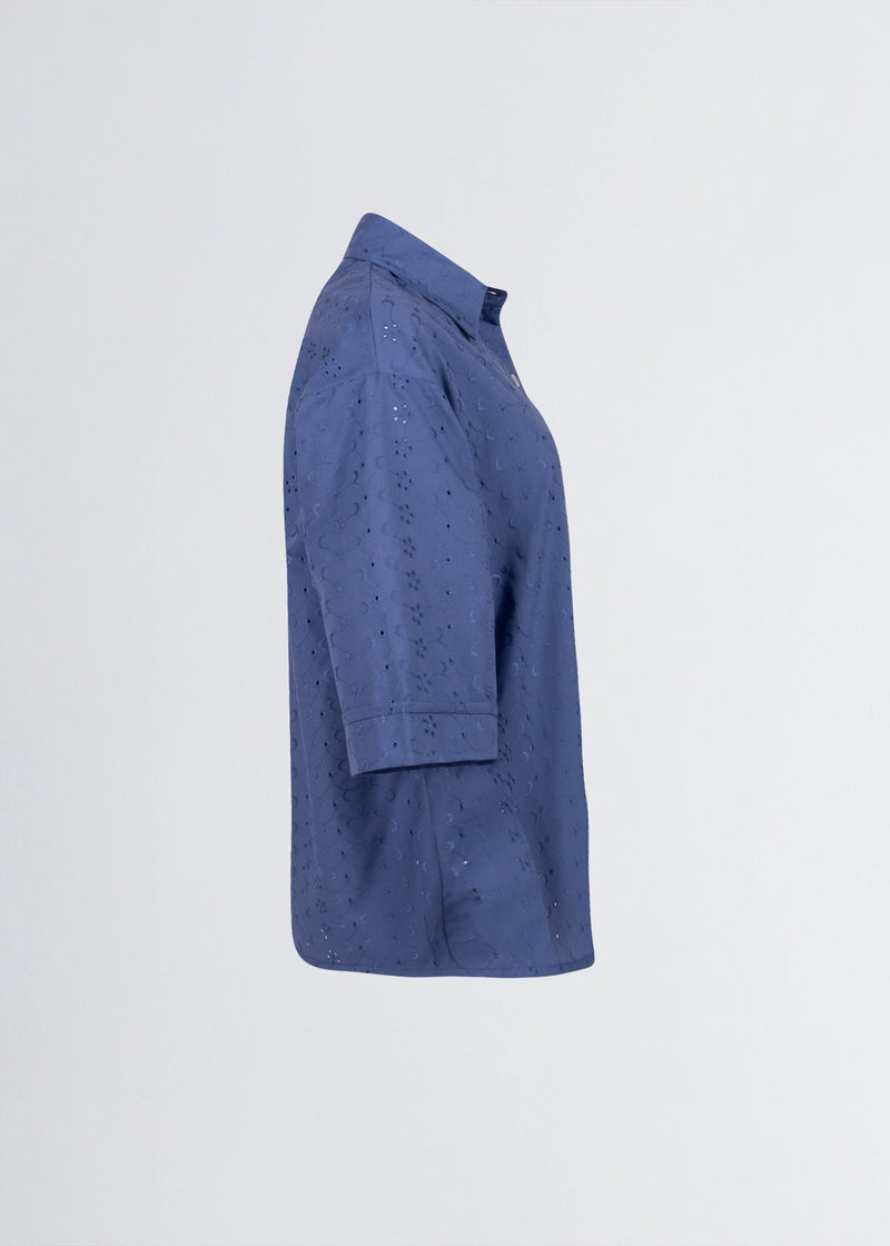 Paola T. Camicia In cotone sangallo Fino al 55% di sconto