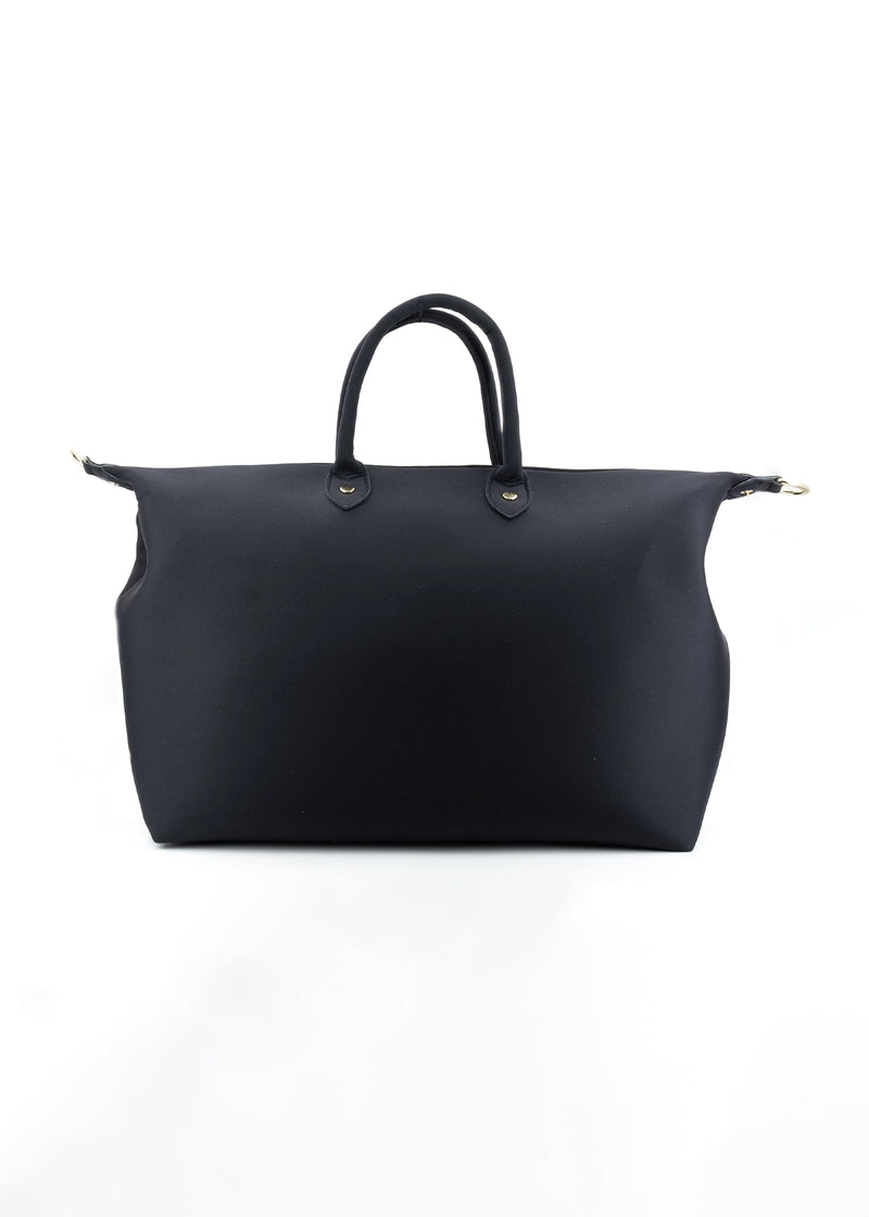 Paola T. Bauletto large in neoprene con dettagli oro Promozione