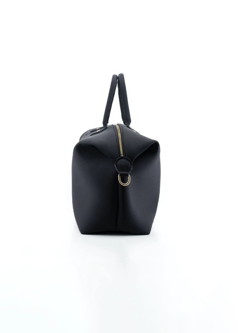 Paola T. Bauletto large in neoprene con dettagli oro Promozione