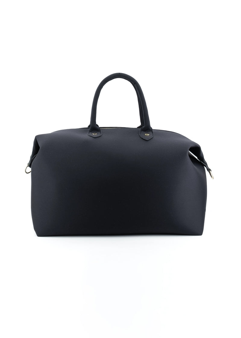 Paola T. Bauletto large in neoprene con dettagli oro Promozione
