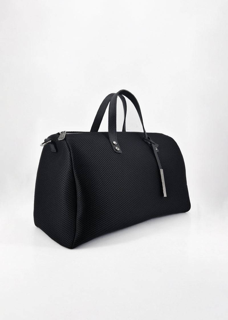 Paola T. Bauletto large in traforato con dettagli argento Online